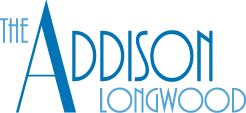 The Addison Longwood logo in blue