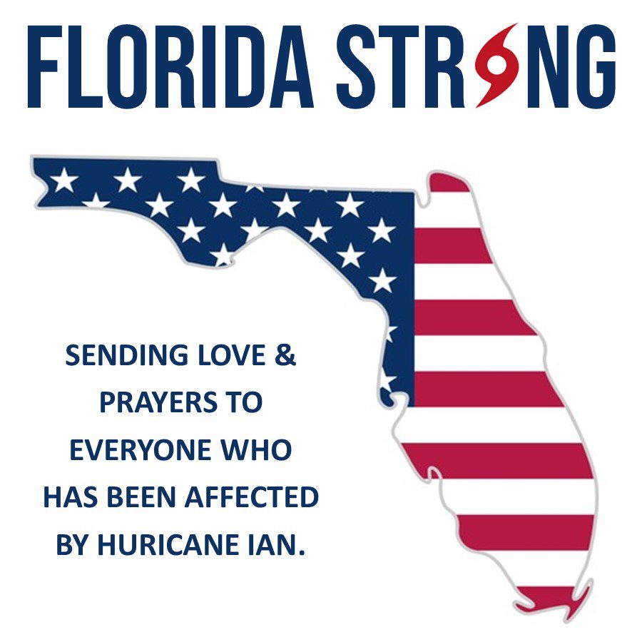 The Addison Longwood Florida Strong sending love and prayers from hurricane Ian